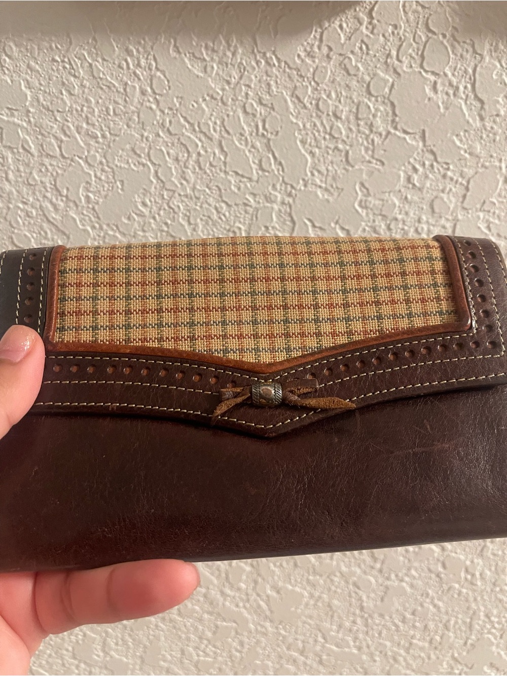 Brighton Brown Embossed Leather Wallet - Picture 6 of 8